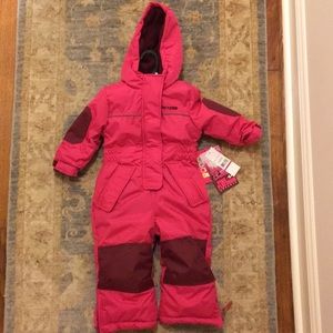 Toddler ski/snow suit onesie. NWT. Sz 18 months.